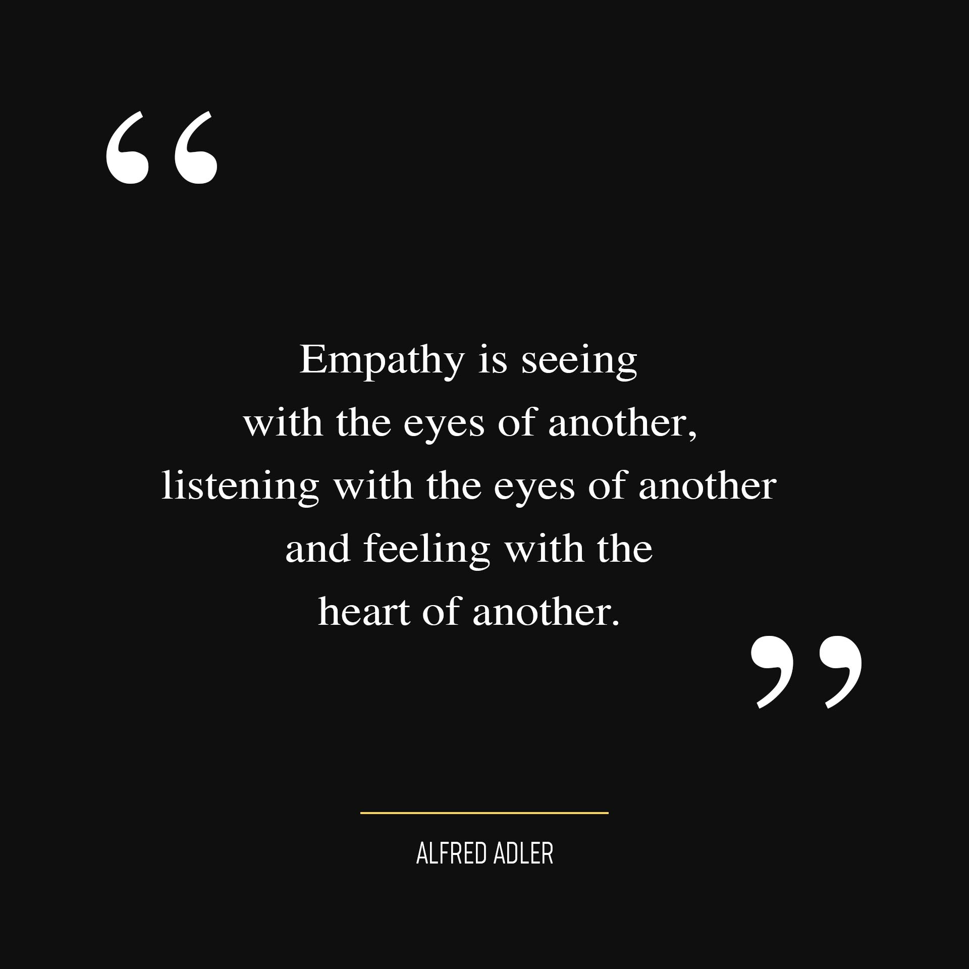 Empathy is the Soul of Humanity